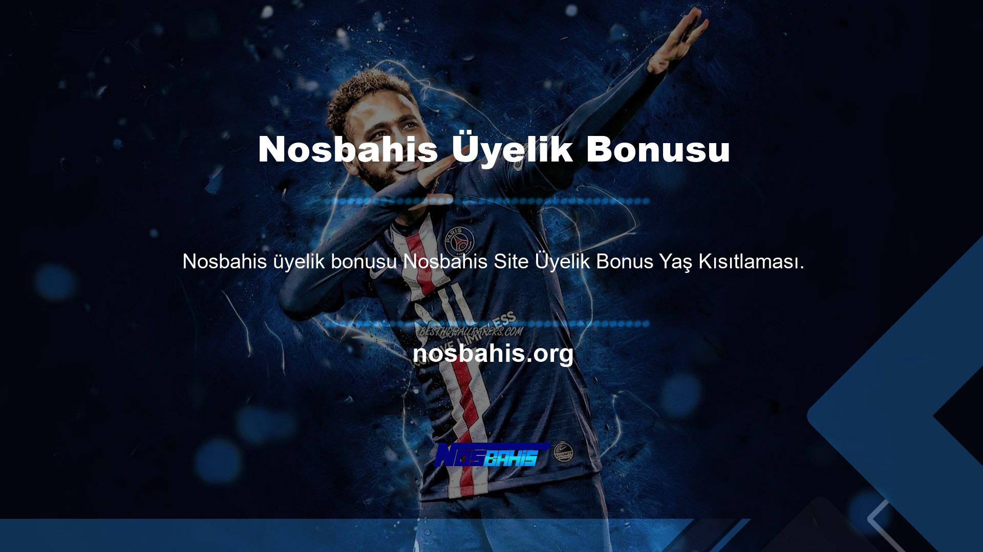 Nosbahis üyelik bonus sitesi, kullanıcıların siteye olan bağlılığının bu bonus tarafından sağlandığını iddia ederek bir döngü gereksinimi getirmez